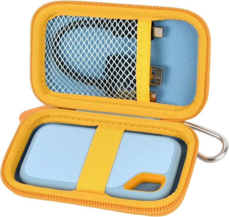 PAIYULE Case Compatible with SanDisk 1TB 2TB 500GB 4TB/for PRO Extreme Portable SSD, External Solid State Hard Drive Storage Holder for SDSSDE61/ SDSSDE60/ SDSSDE81/SDSSDE30/SDSSDE60 (Box Only)(SkyBlue) - Image 1